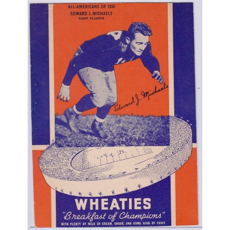 1936 Wheaties All Americans - Edward Michaels