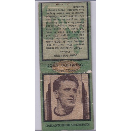 1937 Diamond Matchbook - John Doehring