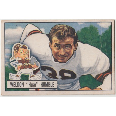 1951 Bowman - Weldon Humble