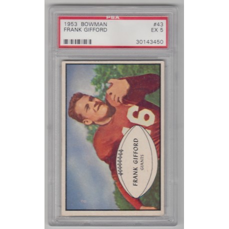 1953 Bowman - Frank Gifford