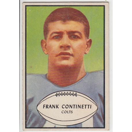 1953 Bowman - Frank Continetti