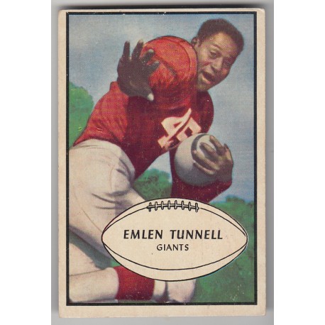 1953 Bowman - Emlen Tunnell