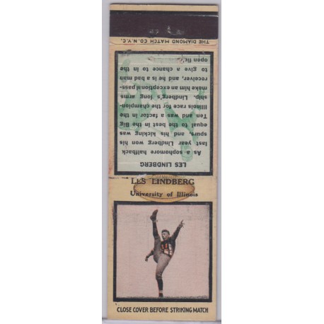 1934 Diamond Matchbook - Les Lindberg