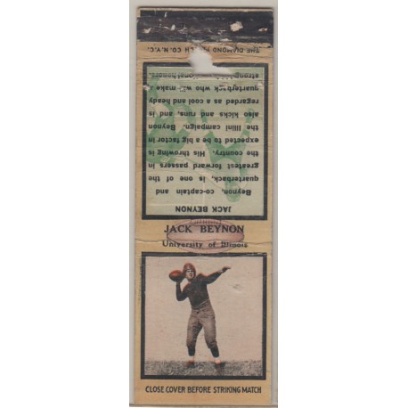 1934 Diamond Matchbook - Jack Benyon