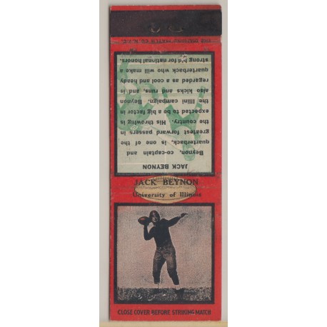 1934 Diamond Matchbook - Jack Benyon