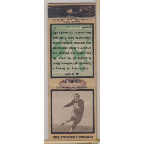 1935 Diamond Matchbook - Al Minot