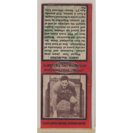 1936 Diamond Matchbook - Jim MacMurdo