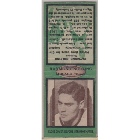 1936 Diamond Matchbook - Ray Nolting