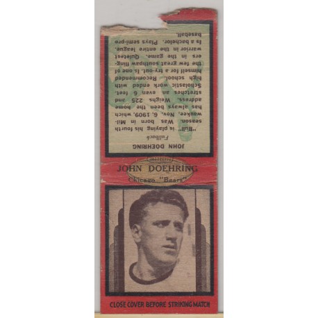 1937 Diamond Matchbook - John Doehring