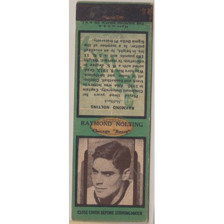 1937 Diamond Matchbook - Ray Nolting